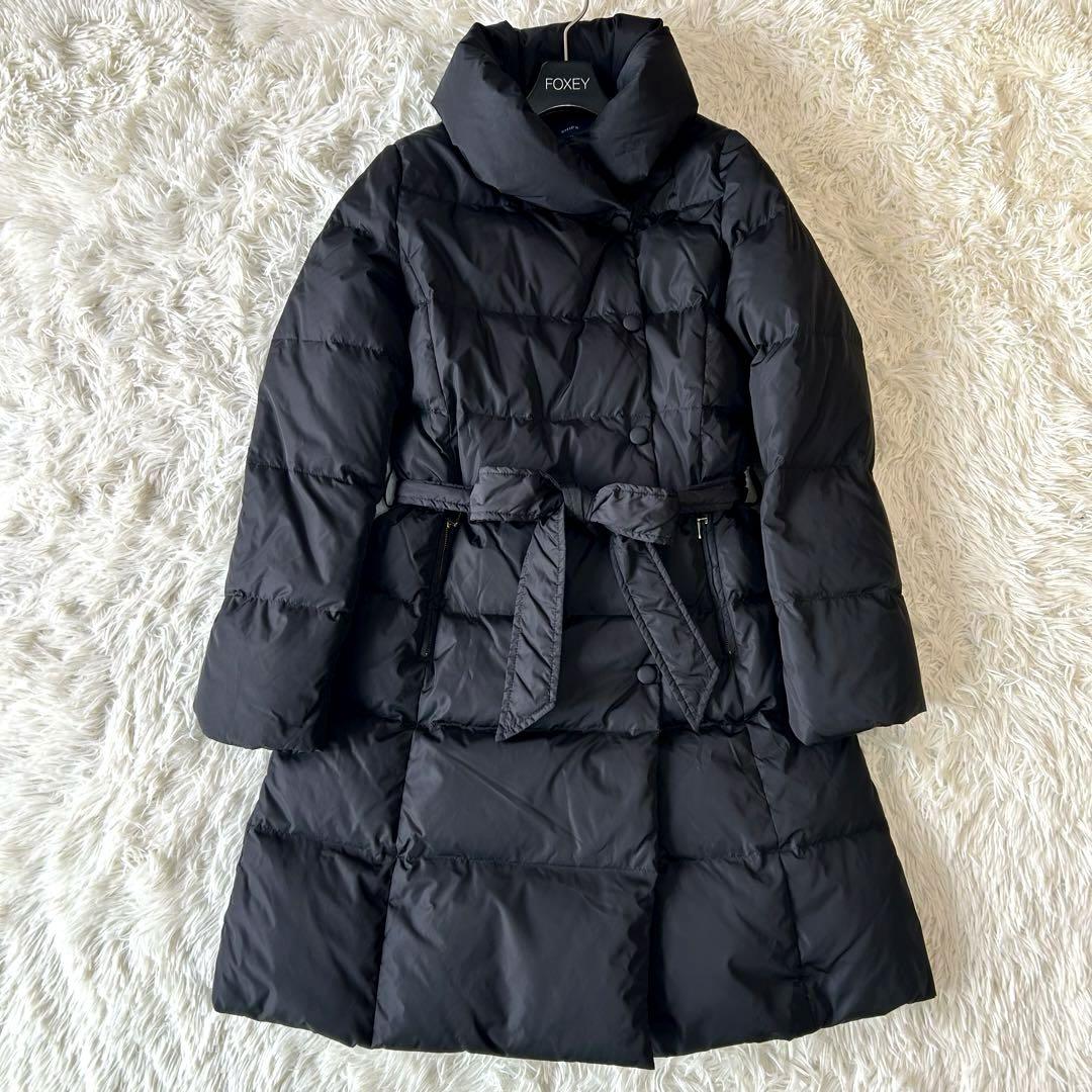レビューの多い高評価商品特集！ 美品 SHIPSシップス Aライン ロングダウンコート LIMONTA 黒 ジャケット・アウター