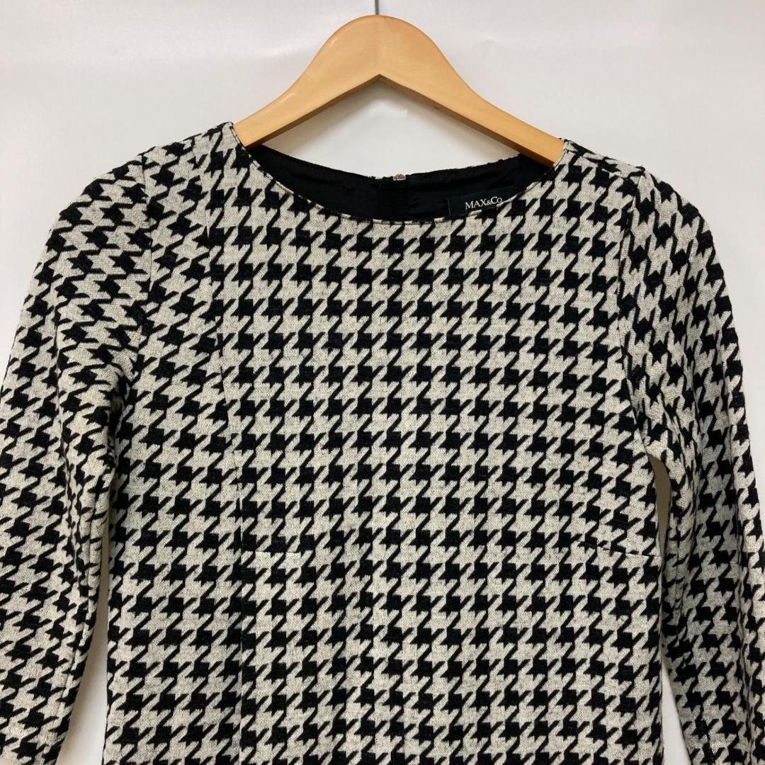 MAX&CO ワンピース ひざ丈ワンピース 千鳥格子柄 02【CT1342