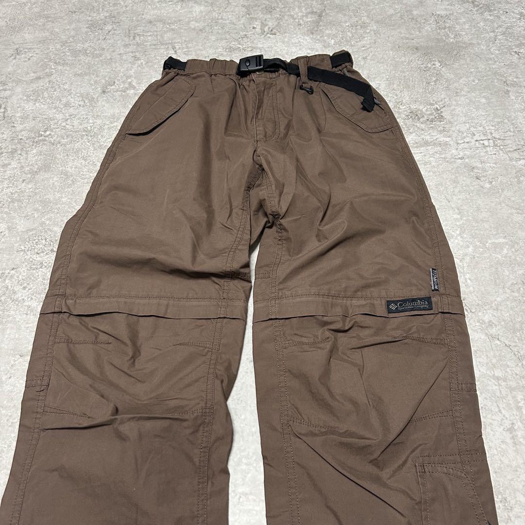 00s Columbia デタッチャブルパンツ ブラウン