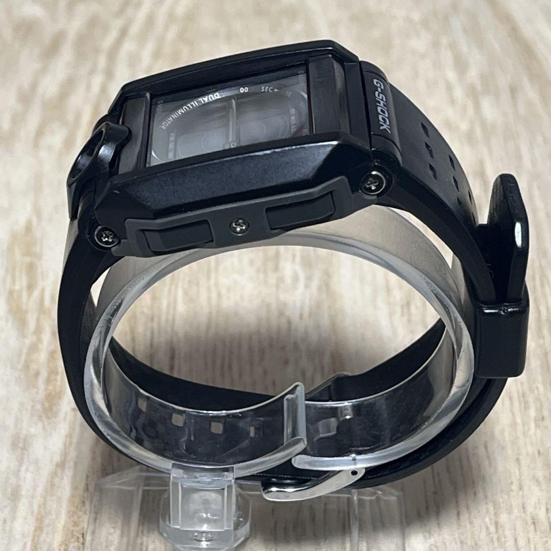 【美品】G-SHOCK G-8100デュアルイルミネータ マットブラック 完動品