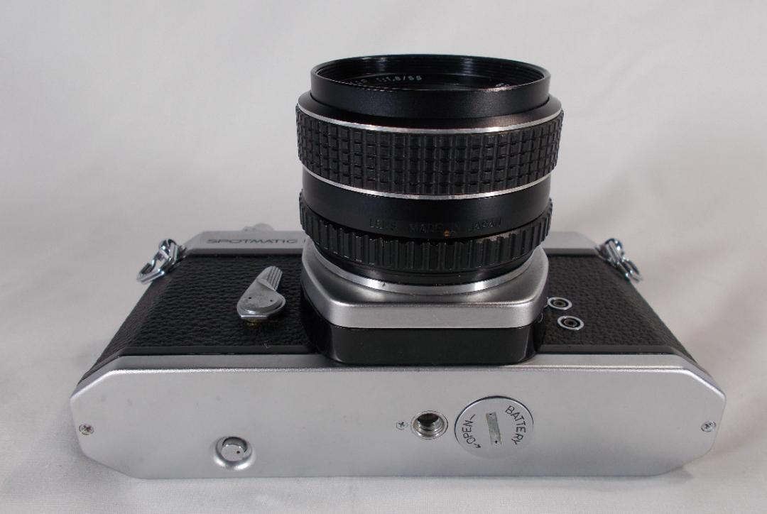 フィルムカメラ 整備済 完動品　Pentax SPF + f/1.8　N188