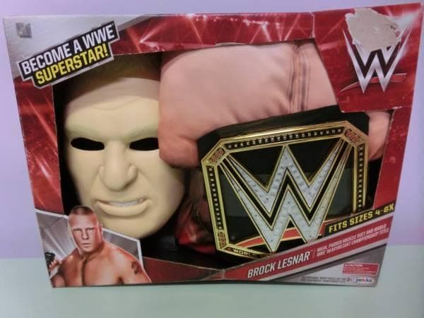 JAKKS WWF WWE ブロック・レスナー ベルト＆マスク＆コスチューム