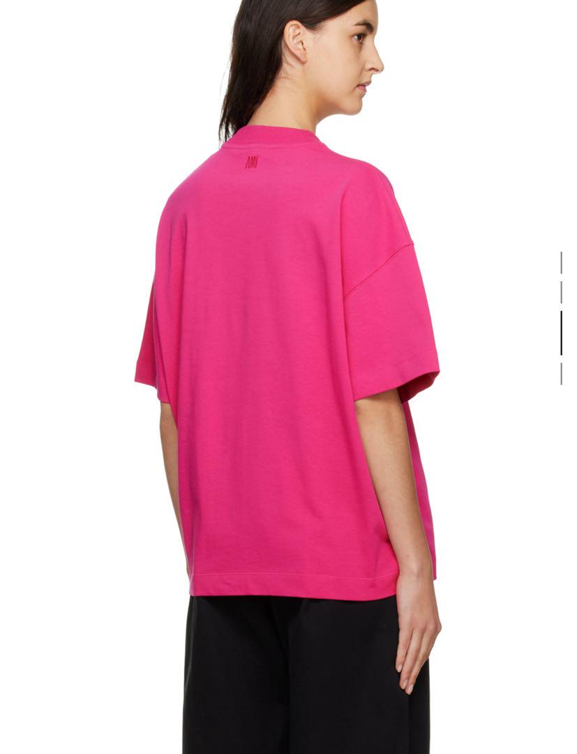AMI PARIS アミパリス　オーバーサイズ ピンク Tシャツ 半袖