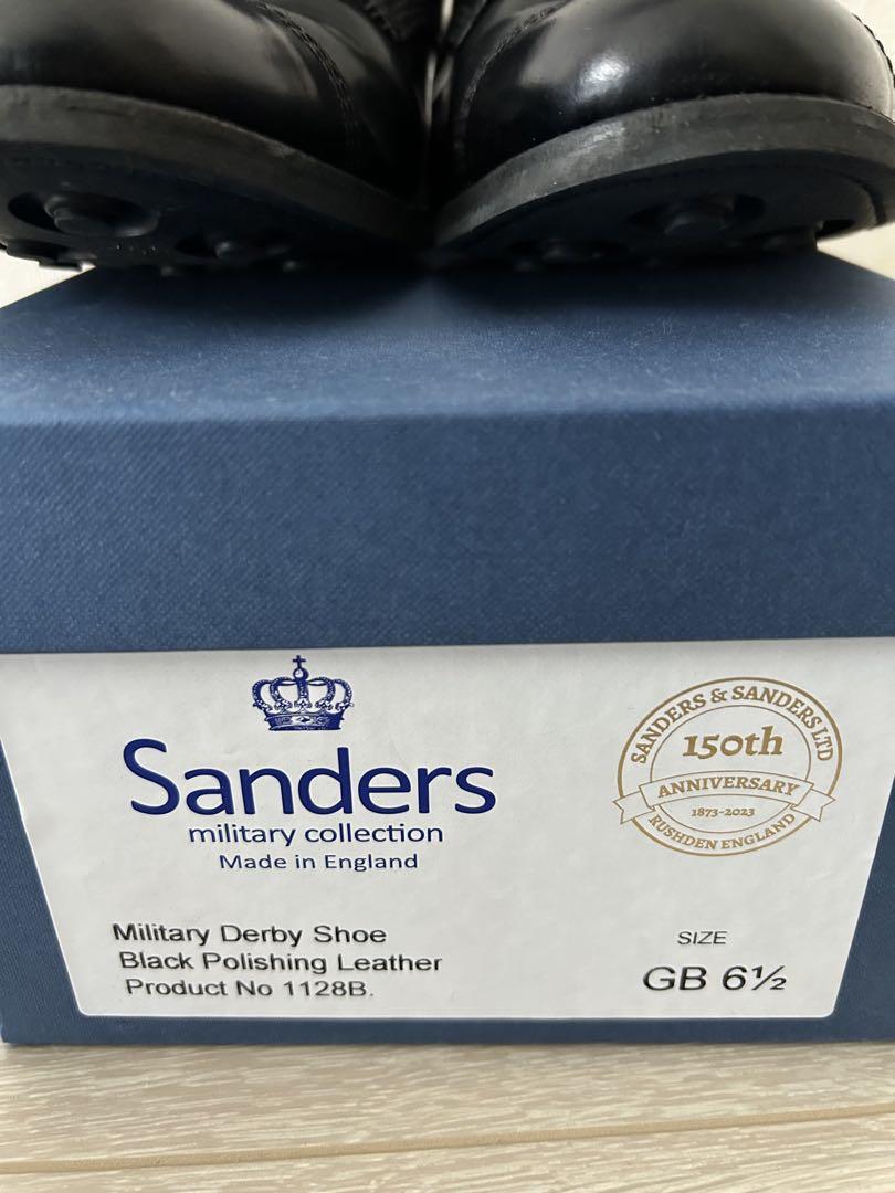靴 Sanders Military Derby Shoe