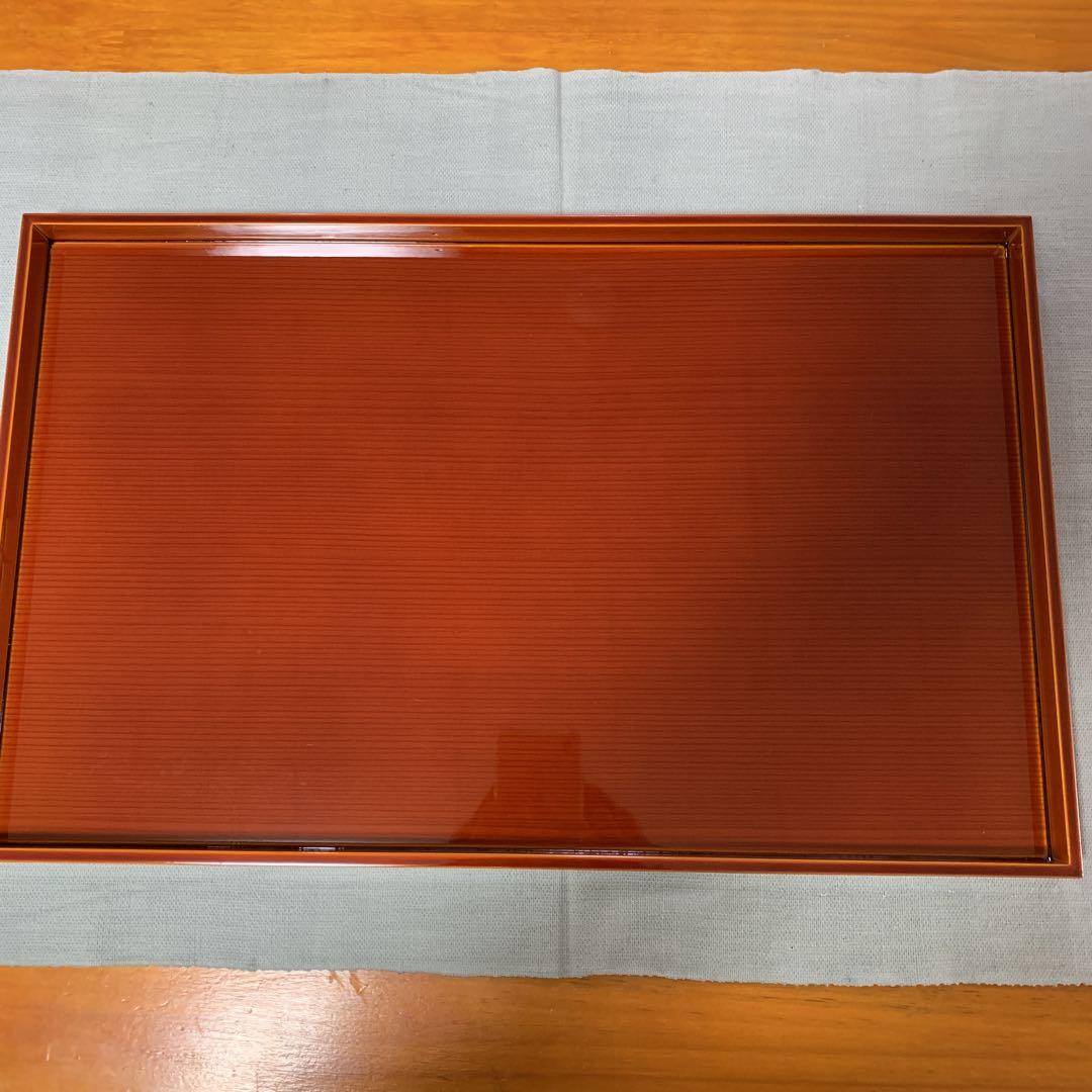 春慶塗　お盆　大　約48cm×30cm