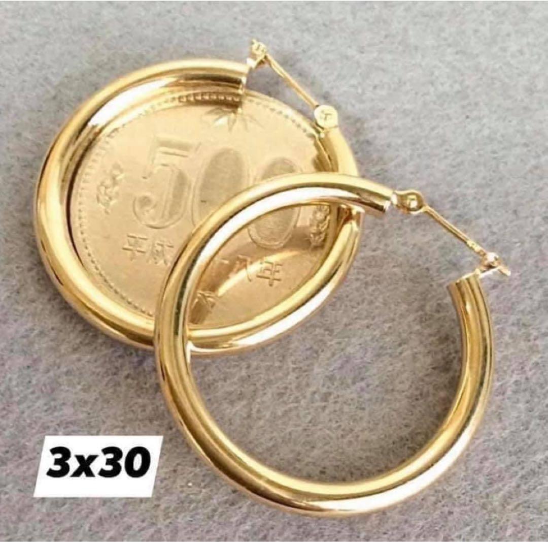 消費税無し 18金 フープピアス 新品未使用 ピアス(両耳用) - abacus-rh.com