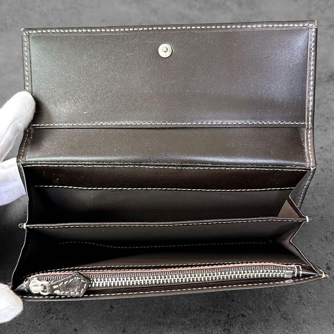 小物 BURBERRY BLUE LABEL check long wallet