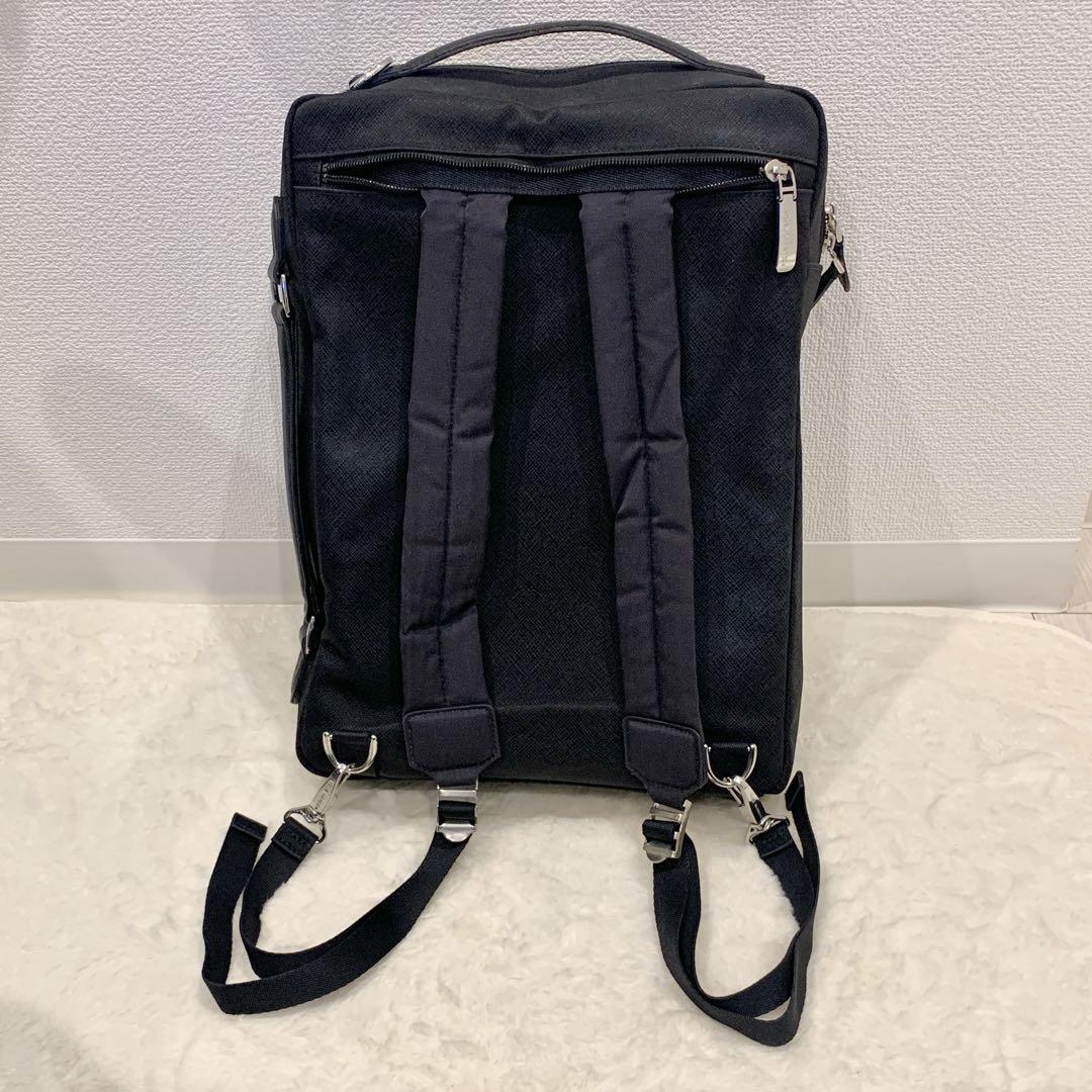 【美品】ペッレモルビダ レザー2way バックパック　ショルダーバッグ　ブラック