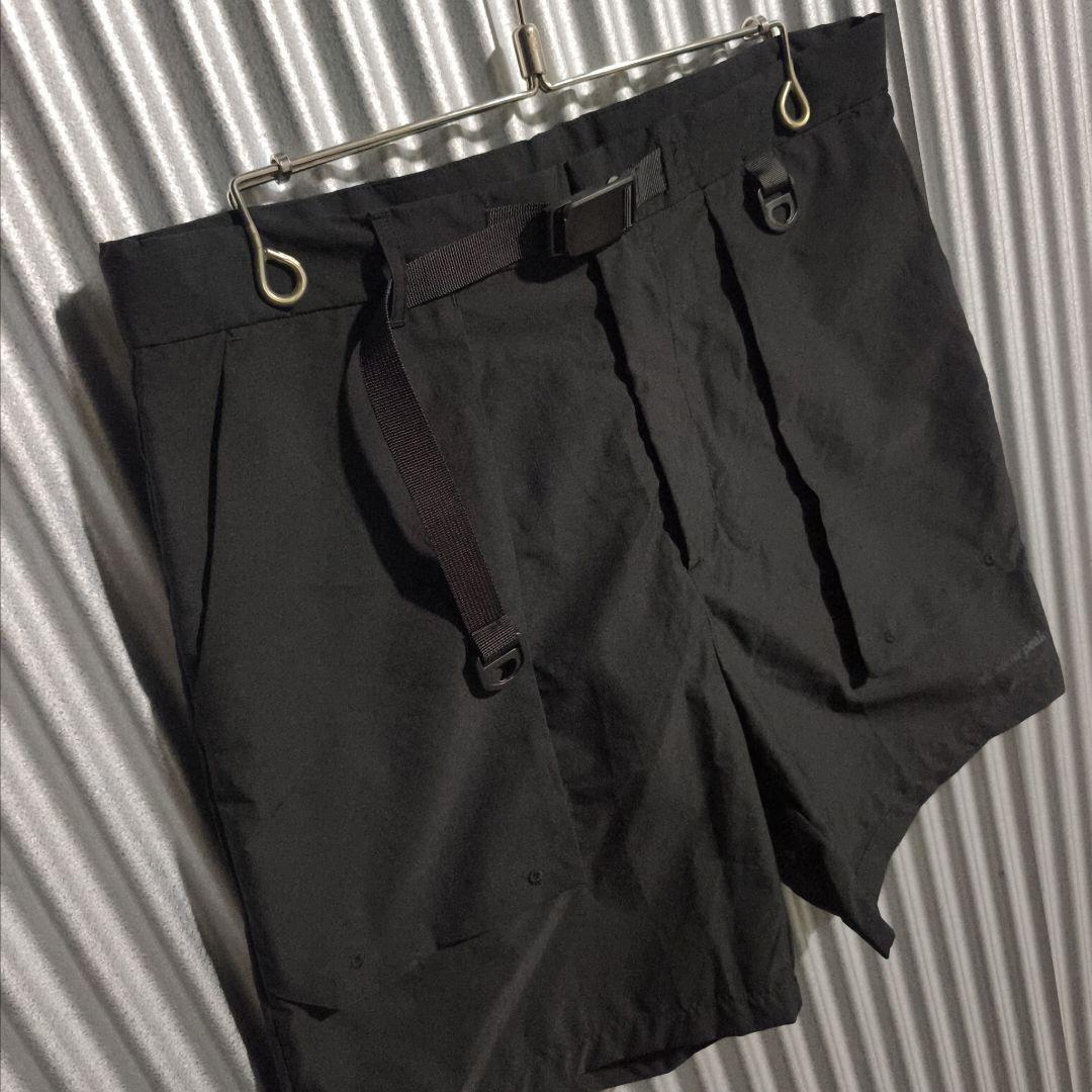 スノーピーク トーンドトラウト ハーフパンツ 黒 ブラック