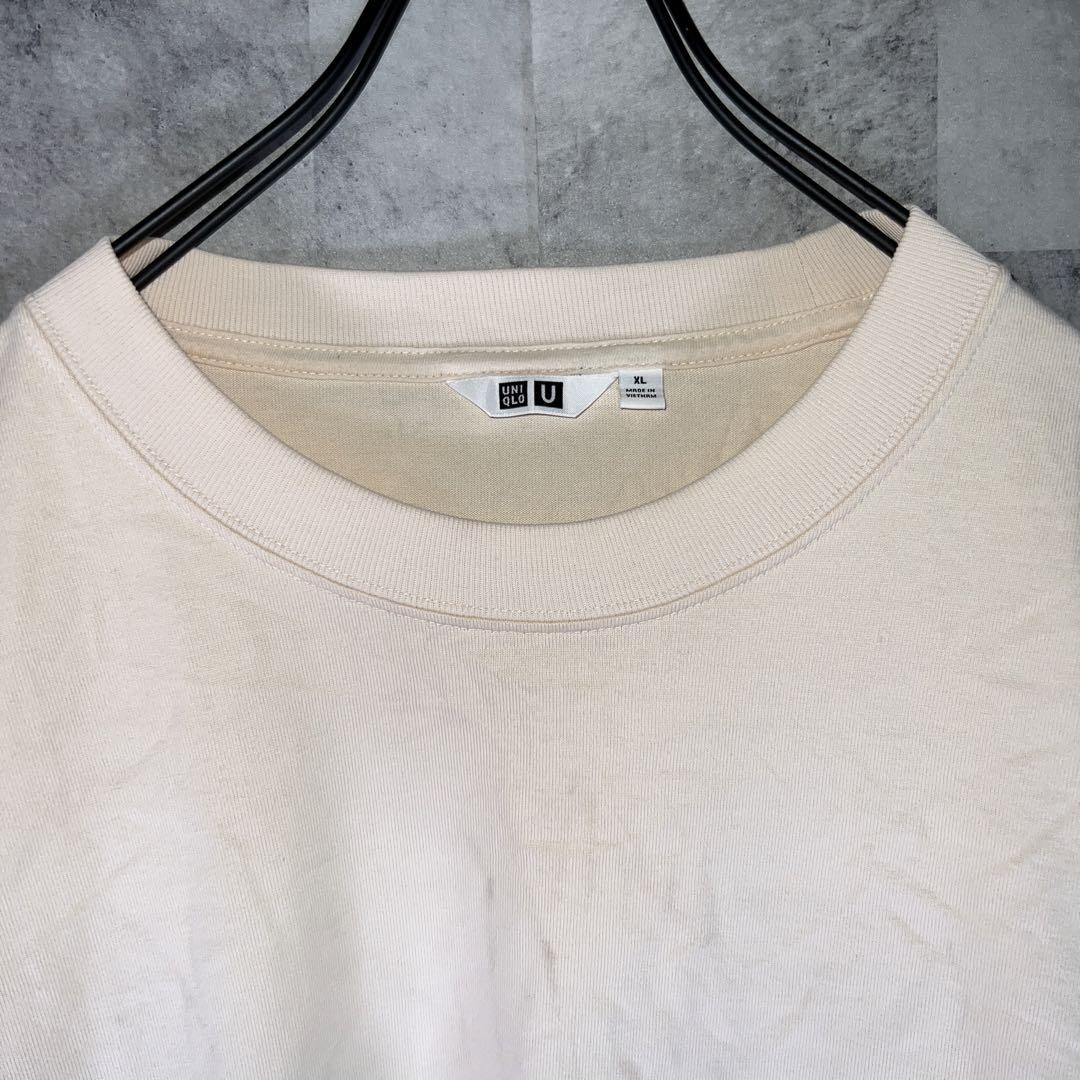 ユニクロ UNIQLO UT カットソー ロンT 【XL】 ベージュ シンプル 画像3