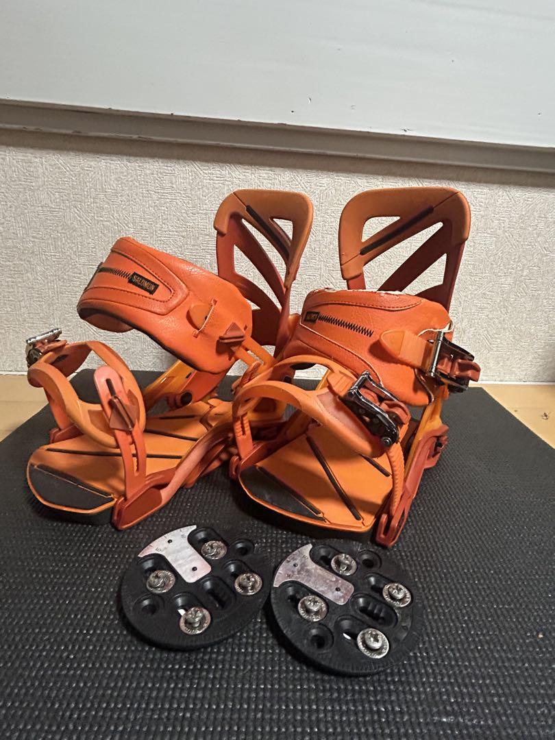 Salomon スノーボードビンディング オレンジ