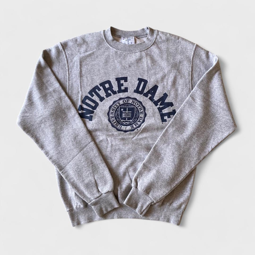 00s Champion NOTRE DAME スウェット グレー M カレッジ