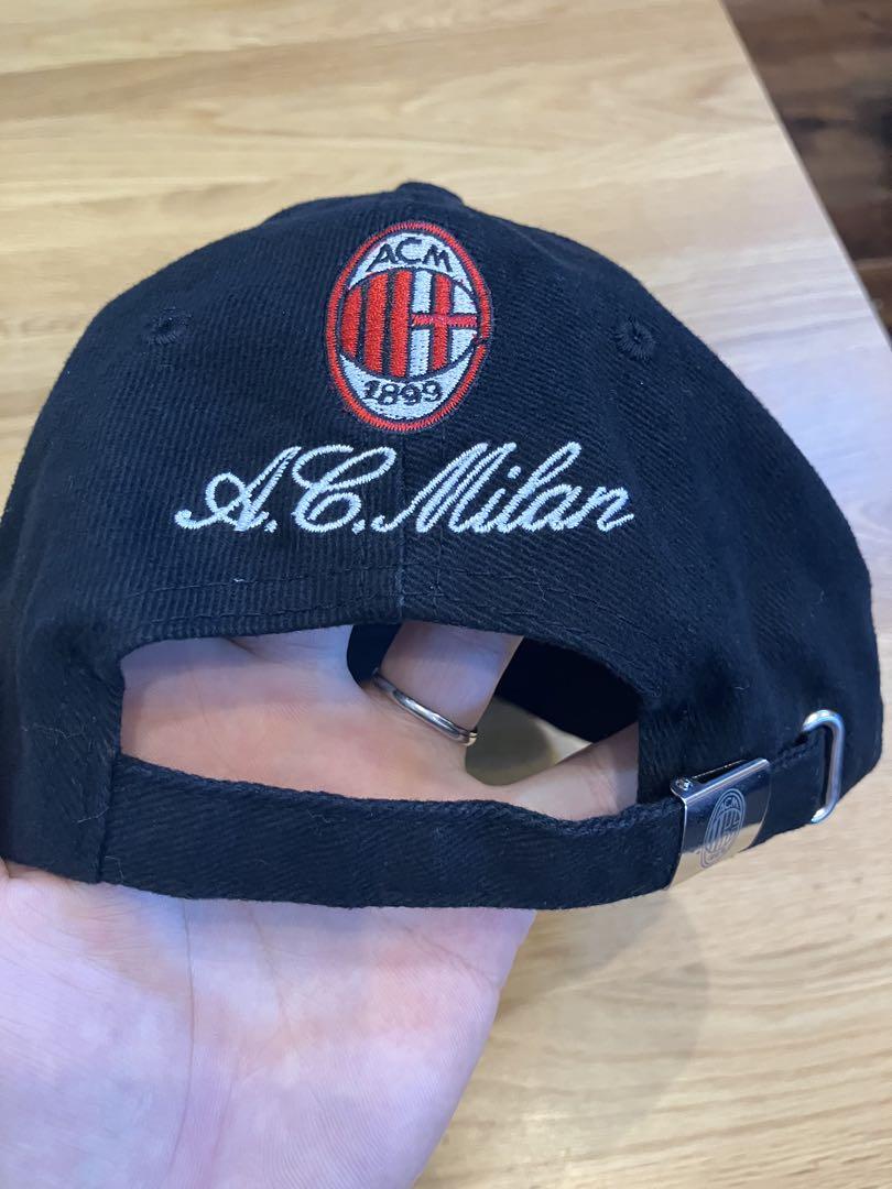 ☆デットストック☆　90s　ACミラン　ヴィンテージ　キャップ　帽子 90sヴィンテージ AC MILAN ACミラン キャップ 帽子 バイカラー