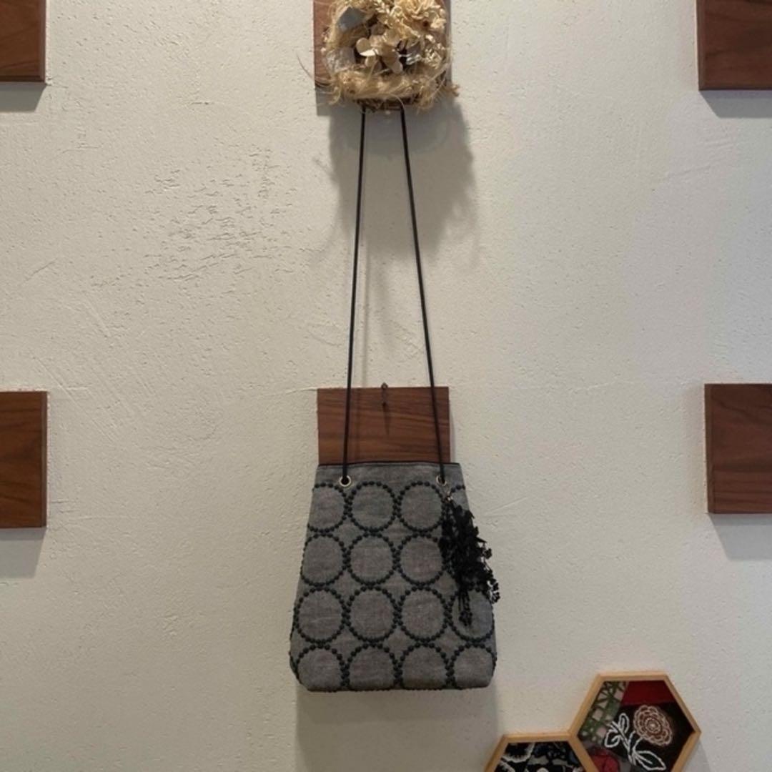 ミナペルホネン ショルダーバッグ ハンドメイド