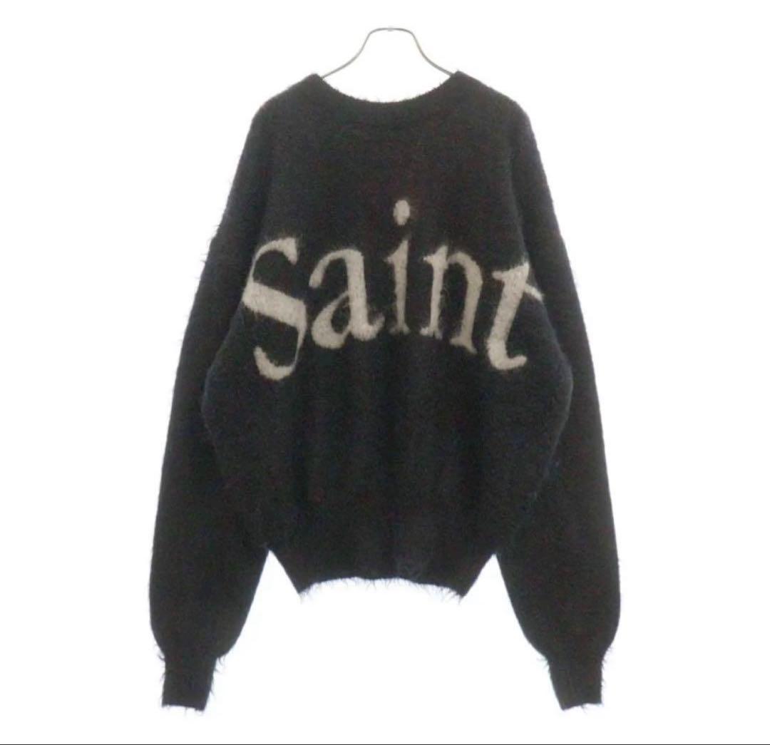 SAINT MICHAEL 23AW ロゴモヘアプルオーバーニット セーター SAINT MICHAEL 23AW ロゴモヘアプルオーバーニット セーター - メルカリ