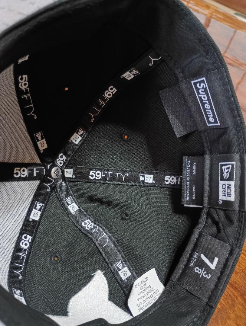 Supreme 59FIFTY キャップ ブラック 7 3/8 美品
