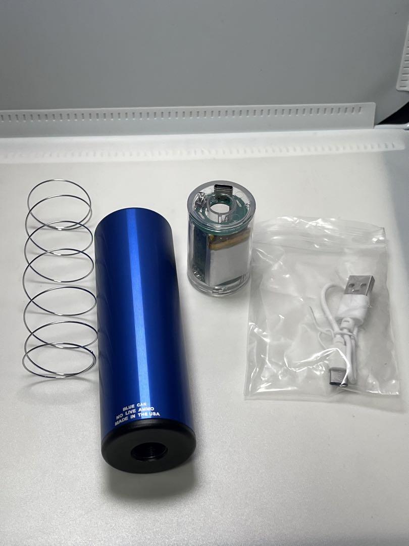 BlueCan サイレンサー&内蔵蓄光弾用トレーサー ショット新品 セット