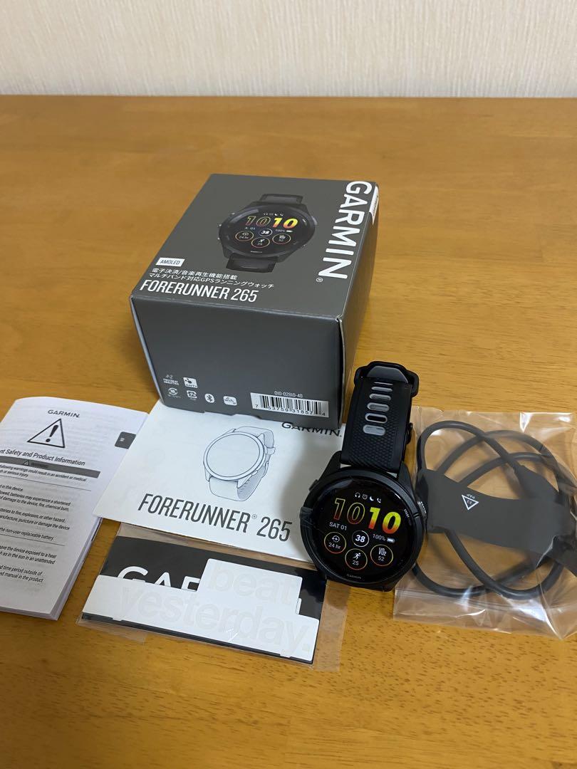 GARMIN ガーミン Forerunner 265 BLACK Music