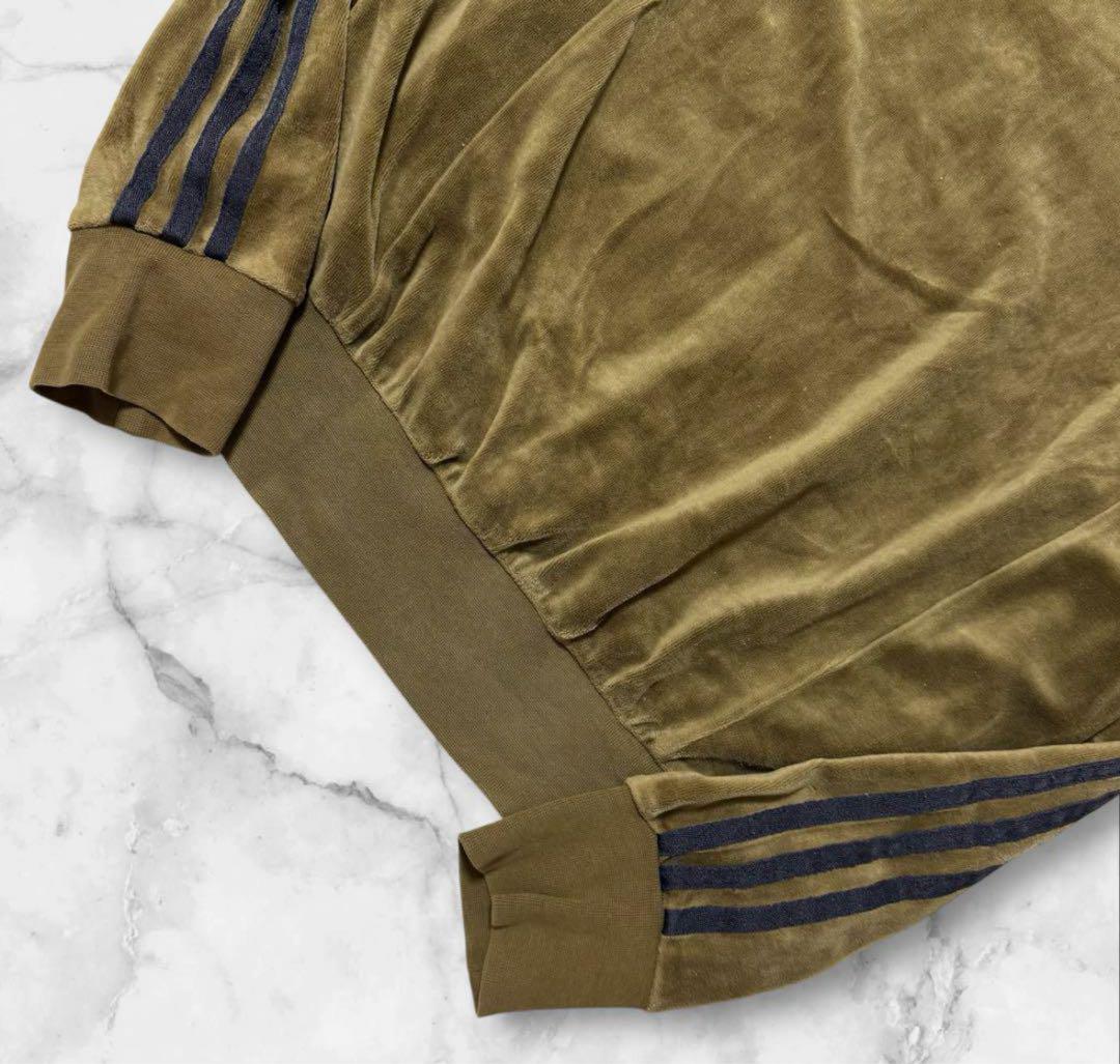 adidas 90sトラックジャケットベロア生地