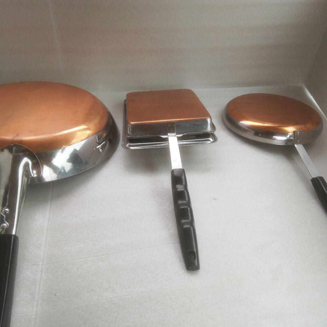 ステンレス ・フライパン3点セット（箱無し）