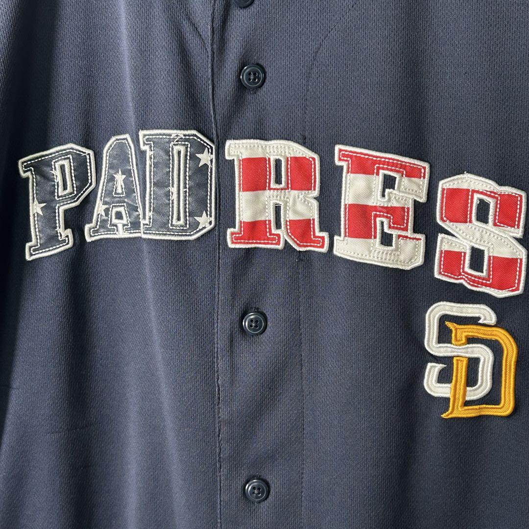 希少 サンディエゴ・パドレス ユニフォーム MLB 紺 ロゴ刺繍