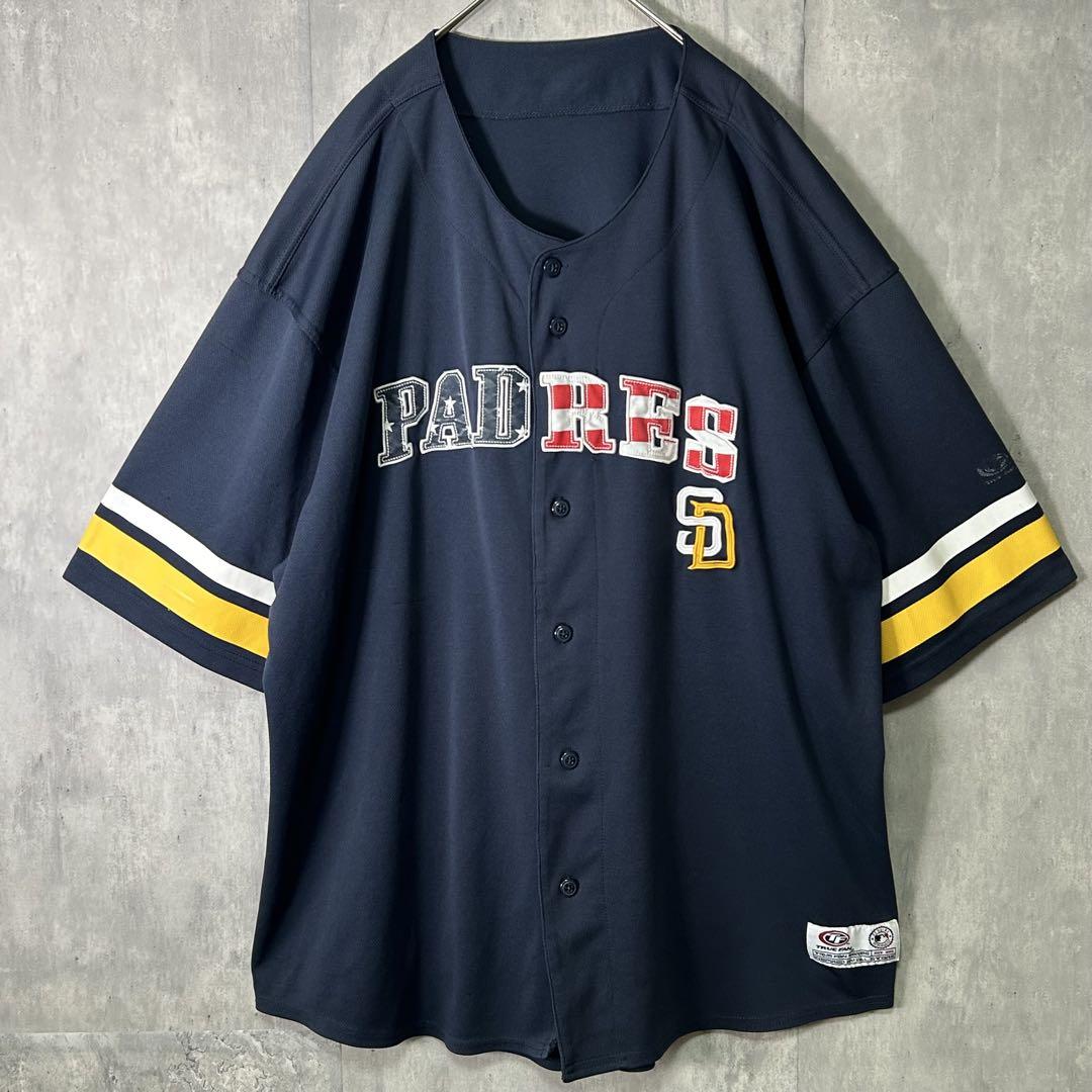 希少 サンディエゴ・パドレス ユニフォーム MLB 紺 ロゴ刺繍