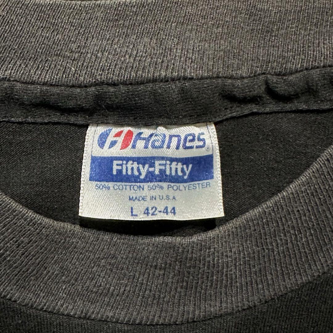 90s USA製 SHURE シュアー ビンテージTシャツ ブラック L 企業T