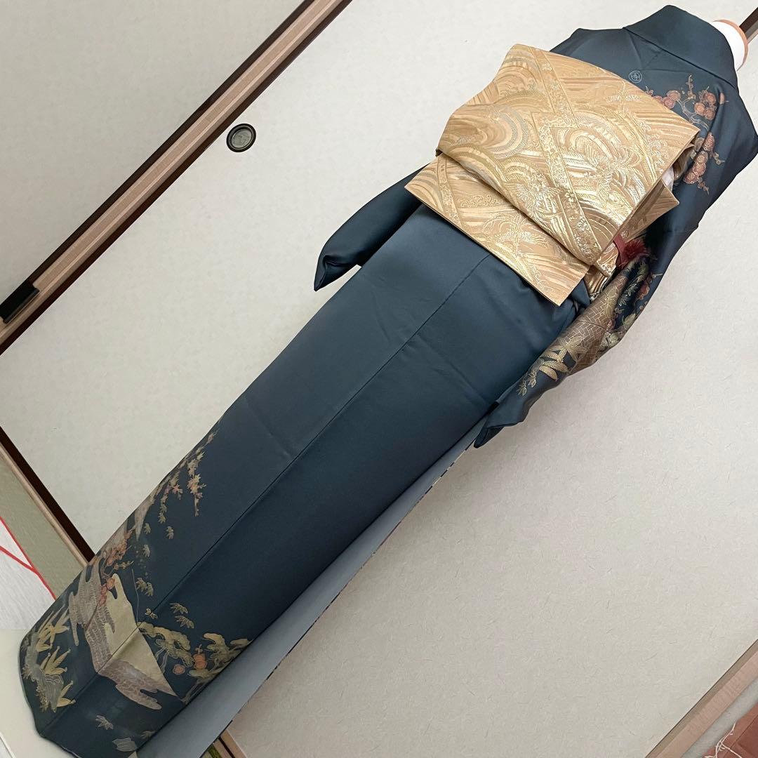 袷 4点 フルセット 訪問着 入学式 卒業式 入園式 卒園式 お宮参り 春 秋