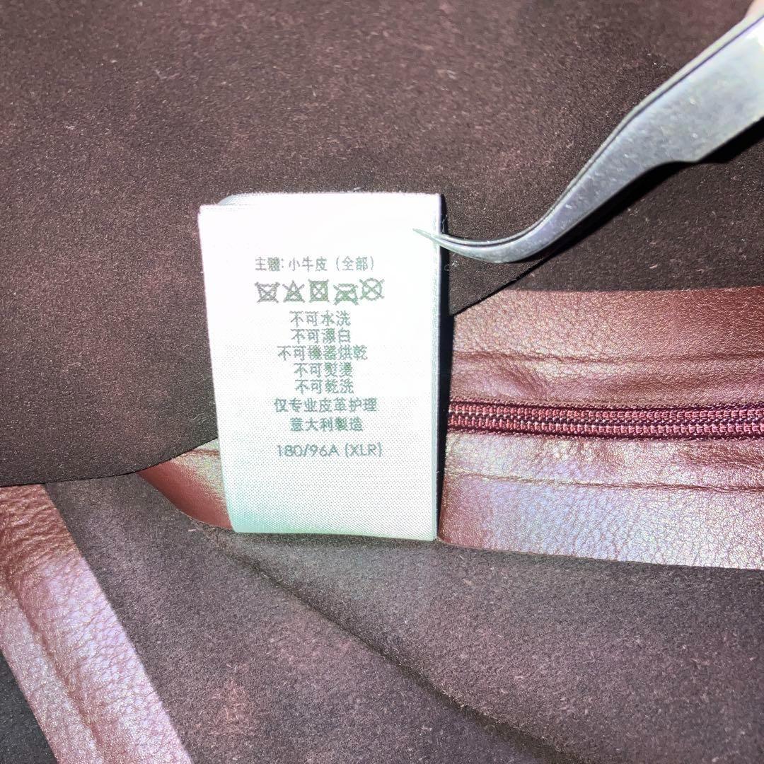 美品定価約50万円！　dunhill　レザー　レーシングスモッグ　レザーブルゾン