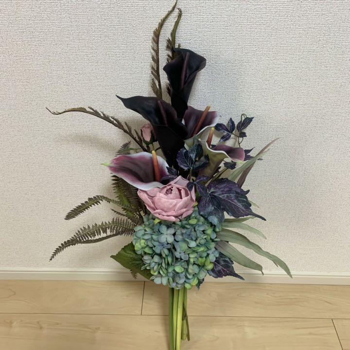 ナチュラルクラッチブーケブートニアのセット イエロー ガーデン
