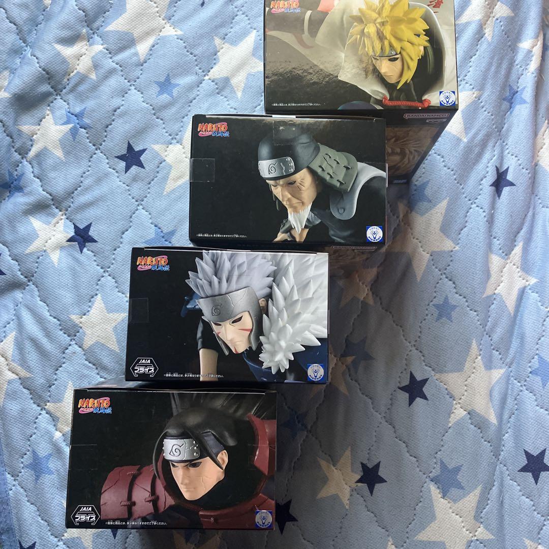 【匿名配送】NARUTO-ナルト火影4体セット最強の兵ども 穢土転生 匿名配送】NARUTO-ナルト火影4体セット最強の兵ども 穢土転生