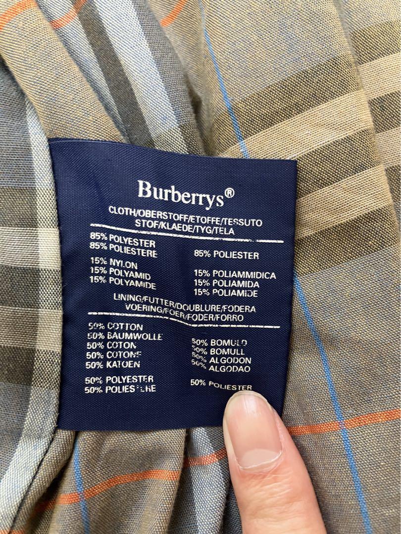 burberrys ステンカラーコート　薄手　ノバチェック　ジャケット