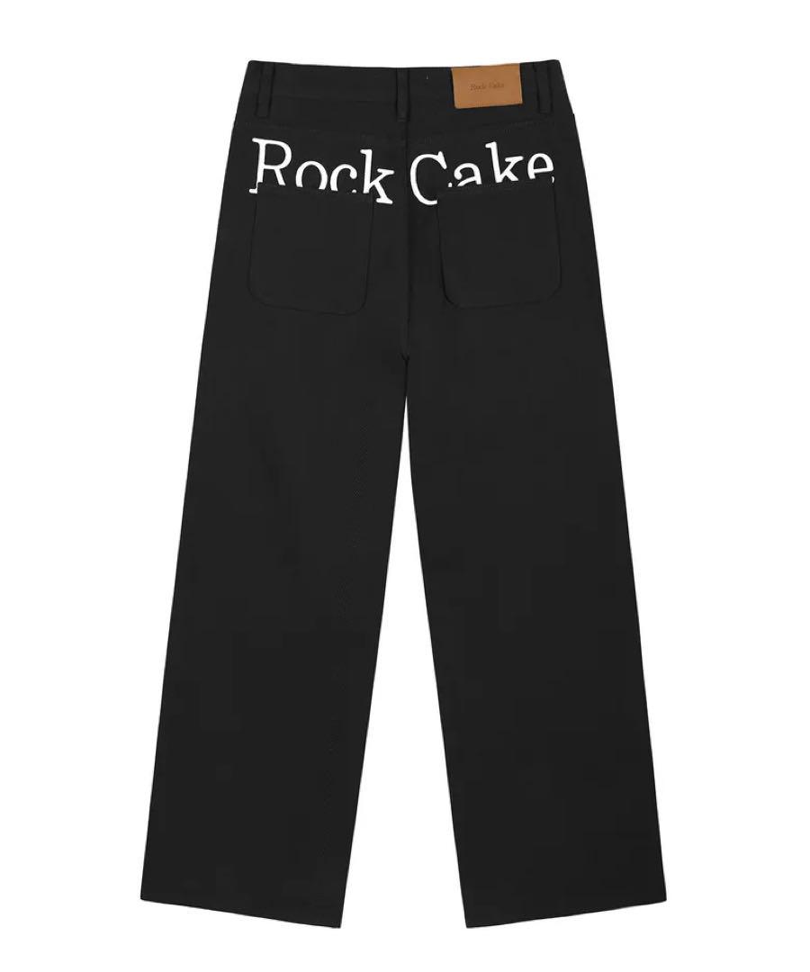 ROCKCAKE レタリング ハイド パンツ ズボン rockcake ブラック