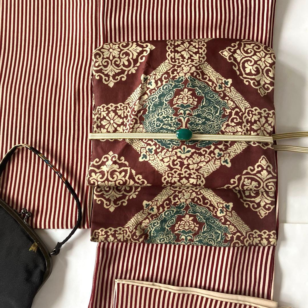 ご紹介用 / アンティーク名古屋帯 唐獅子