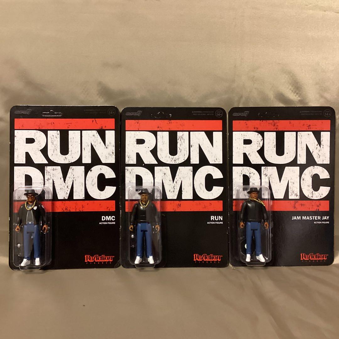 新品未開封品 RUN DMC super7 アクションフィギュア 3体セット
