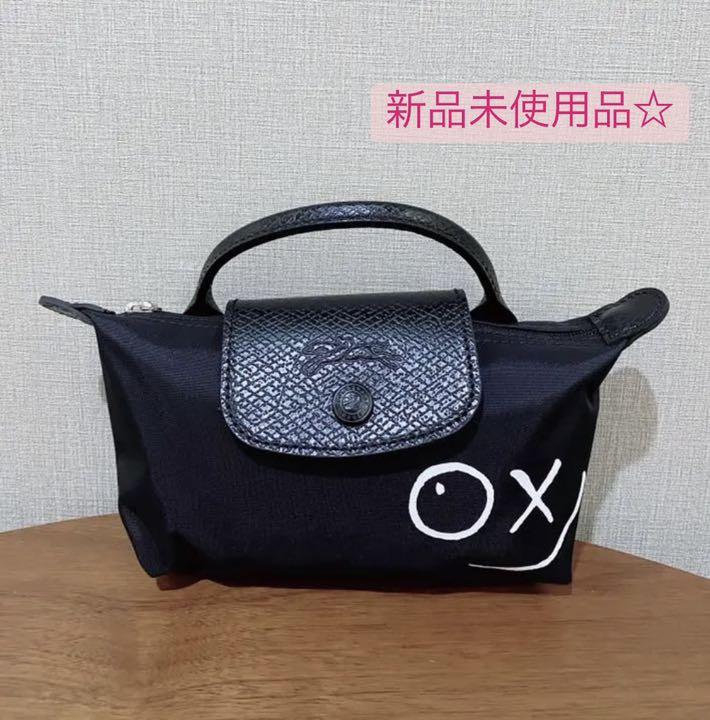 49 割引グレイ系 海外限定 新品未使用品 Long Champ ロンシャン アンドレ コラボ ポーチ ハンドバッグ バッググレイ 系 Comitan Gob Mx