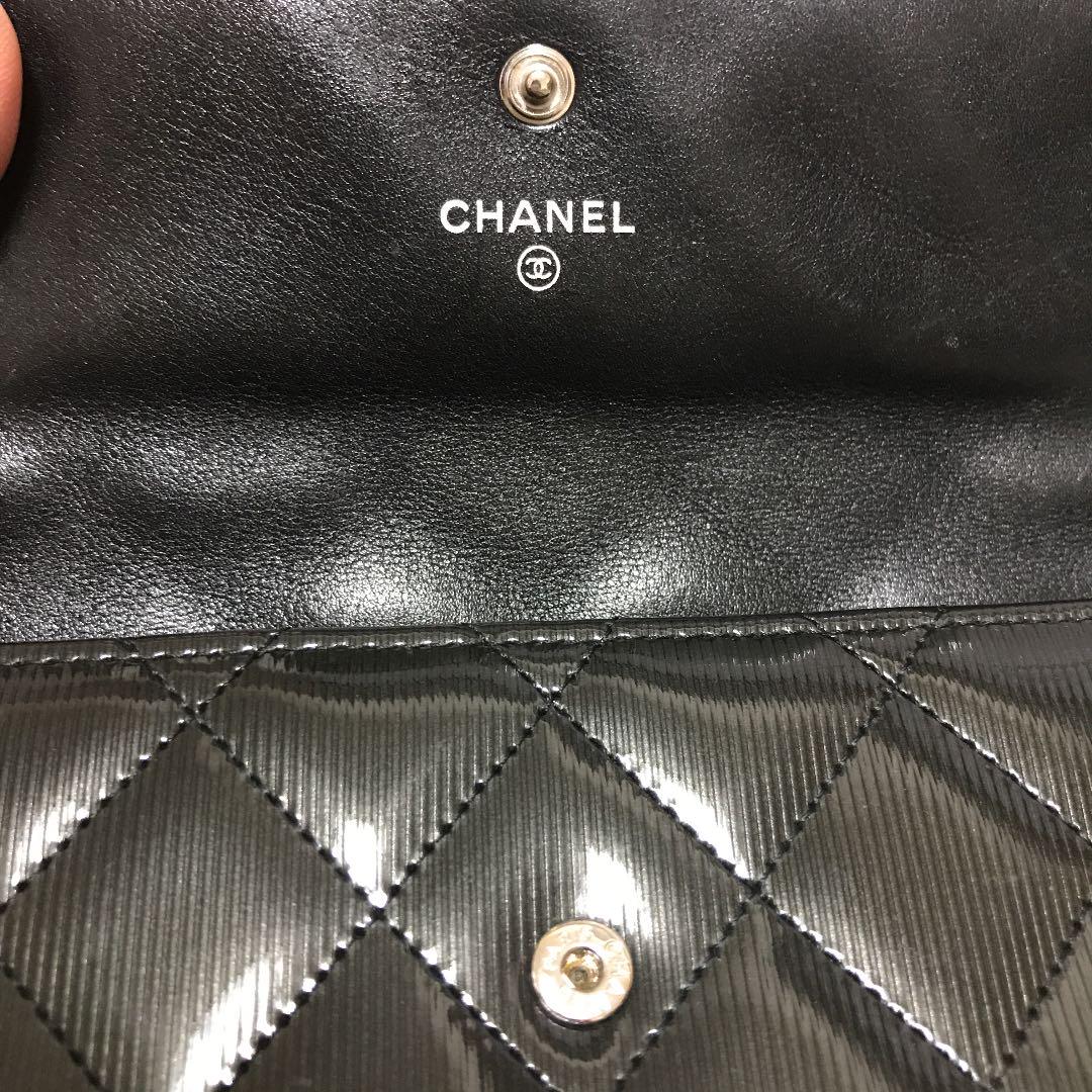 訳あり 長財布 エナメル 黒 hEWTR-m16914576777 CHANEL マトラッセ 超特価