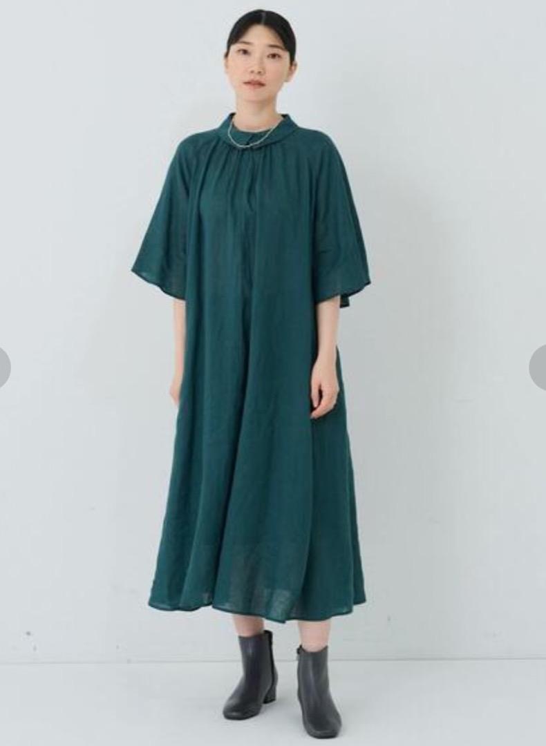 ADIEU TRISTESSE リネンＡラインワンピース