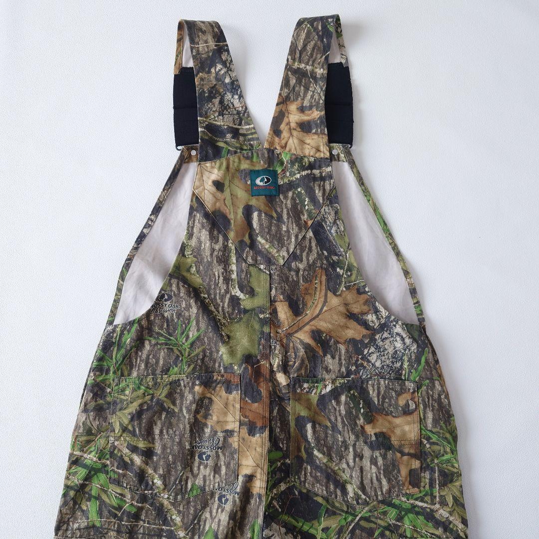 MOSSY OAK リアルツリーカーゴオーバーオール 古着/実寸W38L26