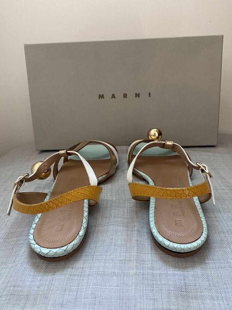 MARNI ストラップサンダル ベル付き
