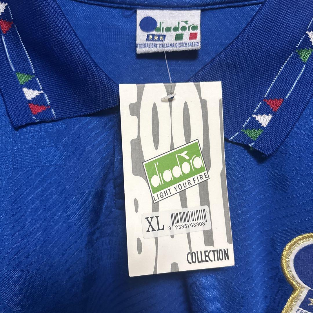 新品♪ diadora イタリア代表 ロベルトバッジォレプリカユニフォーム XL