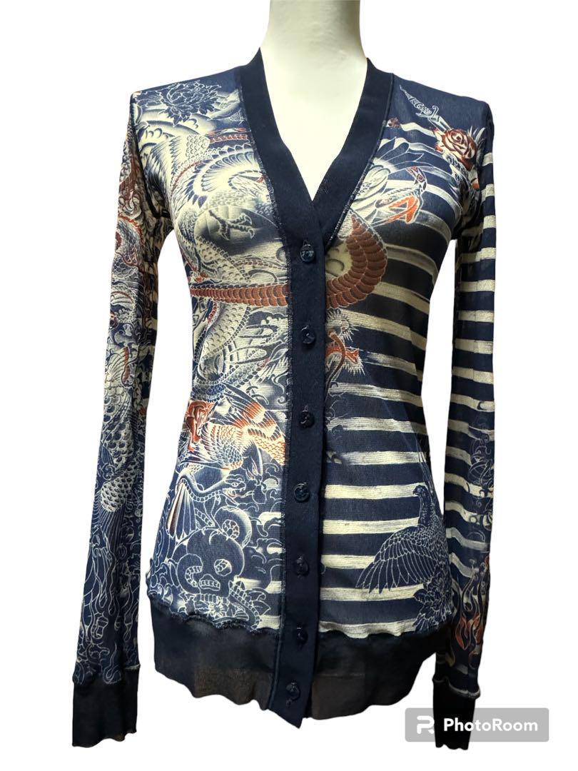 Jean Paul Gaultier ジャンポールゴルチエ チュールカーディガン Jean Paul Gaultier ジャンポールゴルチエ チュールカーディガン