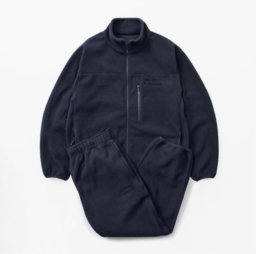 Ennoy ポーラーテックCity Fleece NAVY × BLACK