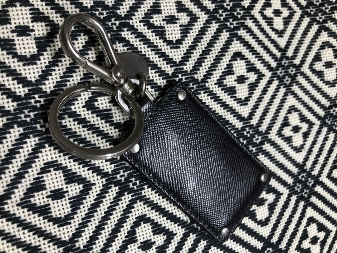 PRADA キーホルダー ポーター PORTER 黒 レザー