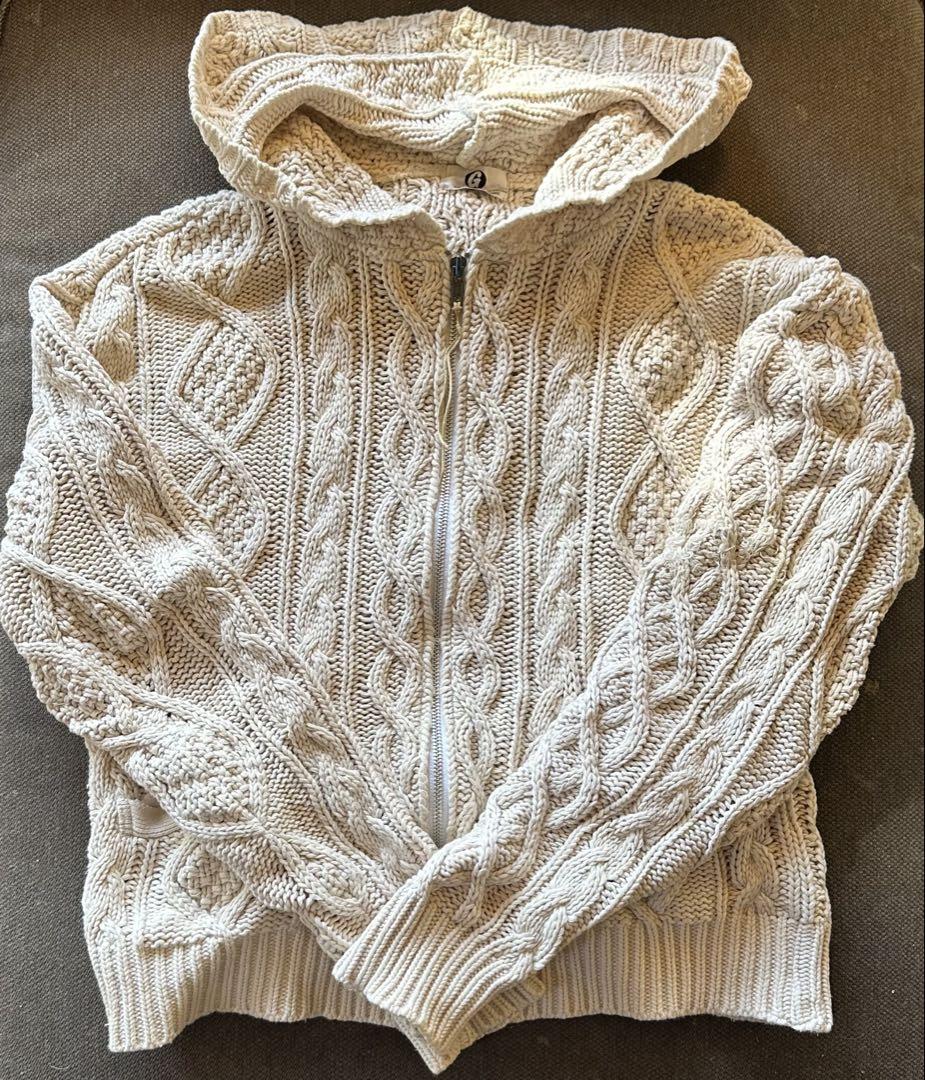 goodenough 初期　フィッシャーマン　ニット　パーカー　Lサイズ