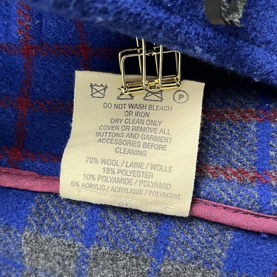 希少 XL 40 ロンドンドラディション　ダッフルコート　英国製　ロイヤルブルー