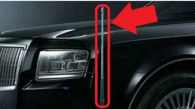 トヨタ センチュリー UWG60 フェンダーポール コーナーポール フロント