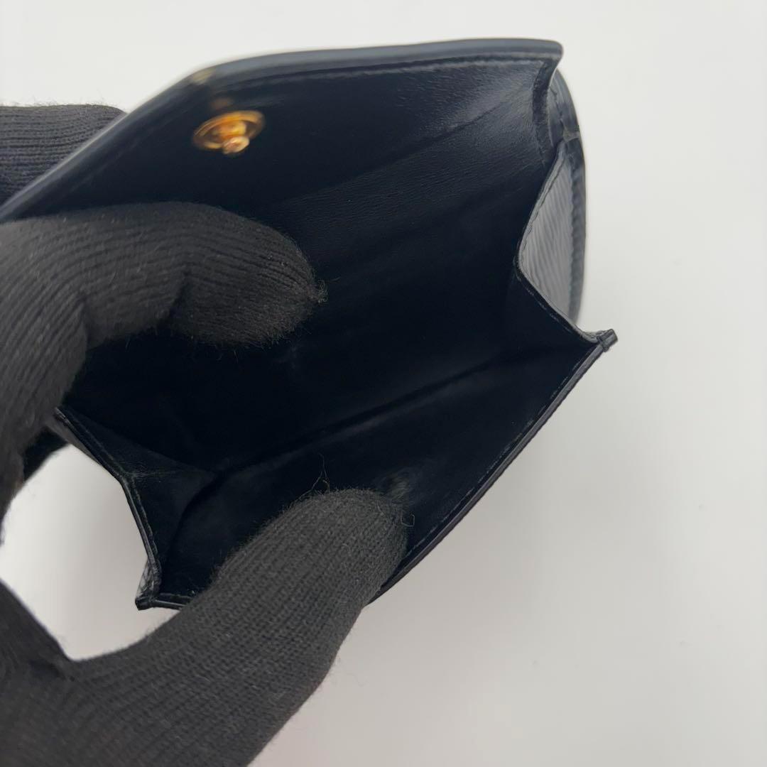 極美品✨IC搭載　PRADA 三つ折り 財布 ヴィッテロムーブ ブラック
