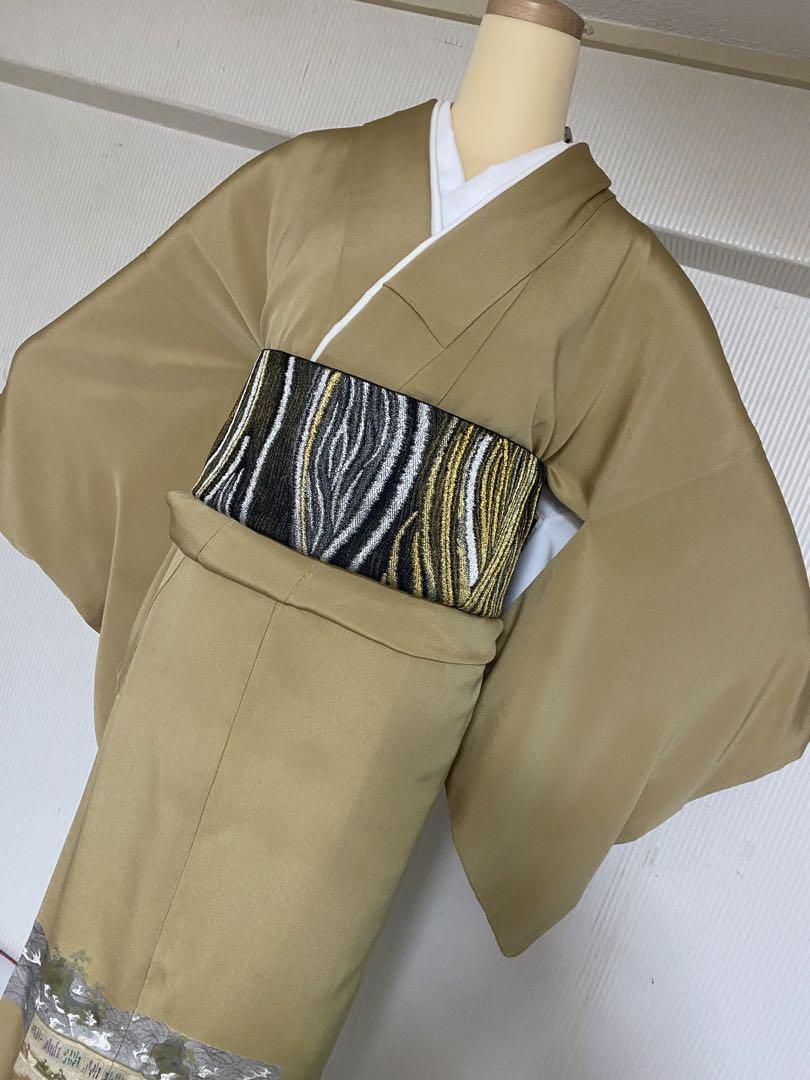 参考画面　色留袖　作家物　百人一首