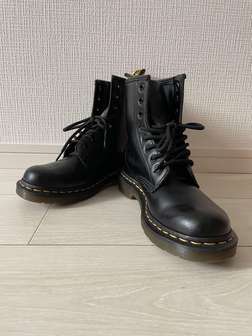 Dr. Martens 黒 レザー ブーツ